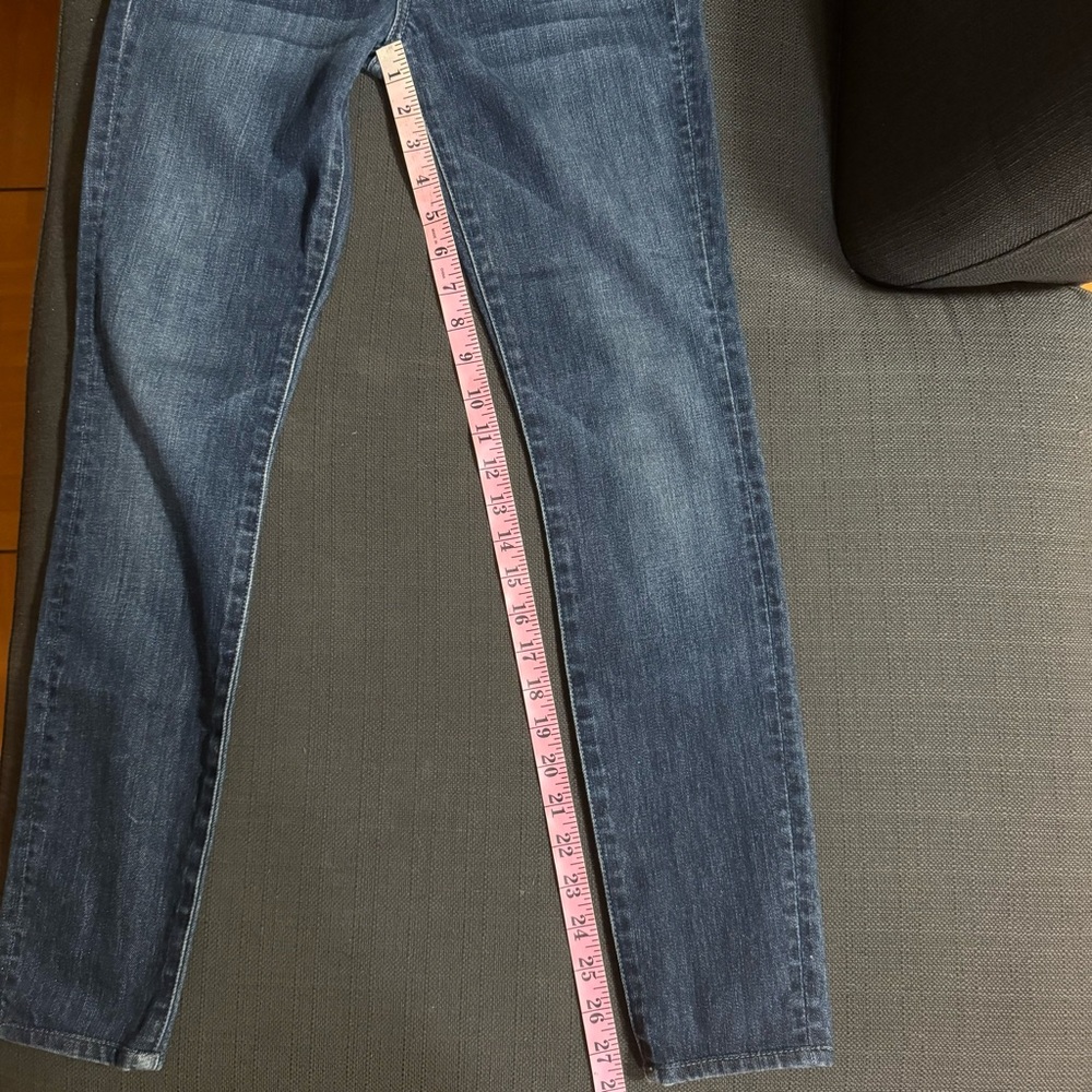 7 For All Mankind ‘Gwenevere’ Skinny Jeans Waist Size 25 - Picture 7 of 12